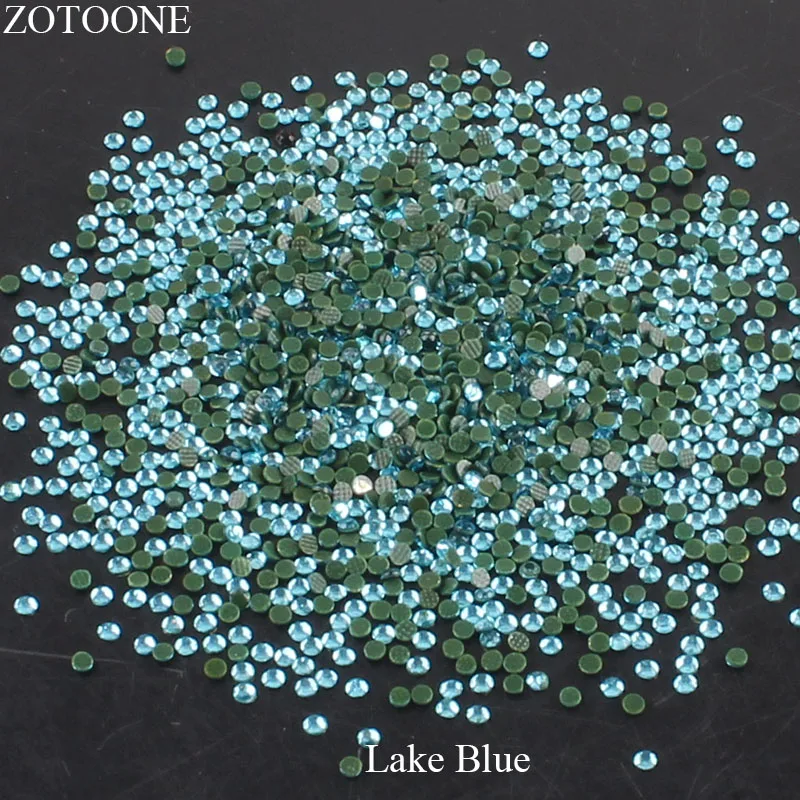 ZOTOONE железные Стразы с кристаллами горячей фиксации плоской задней стороной 1440