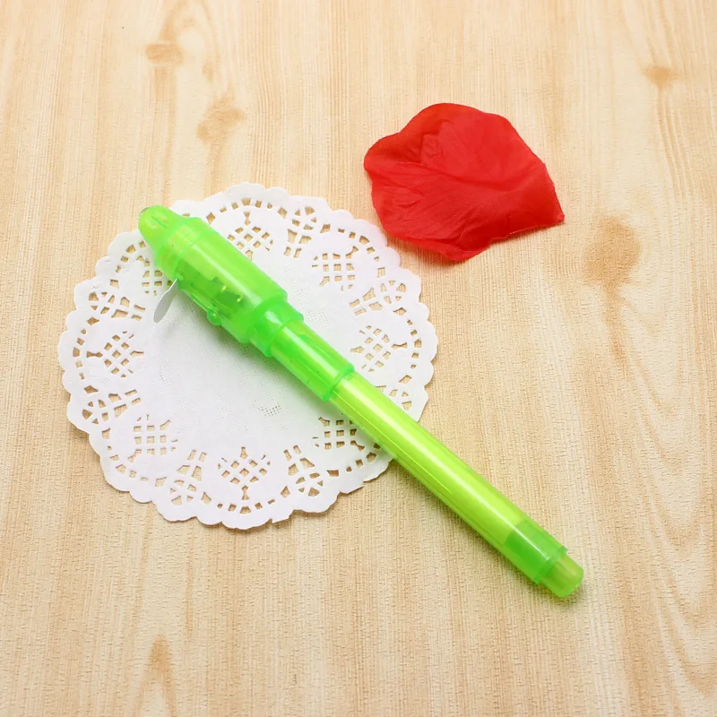 

Invisible Ink Pen Anti-theft Alarm Ultraviolet Light Concealed Plastic Fake Currency Detection Multi-functional Safety Magic Pen