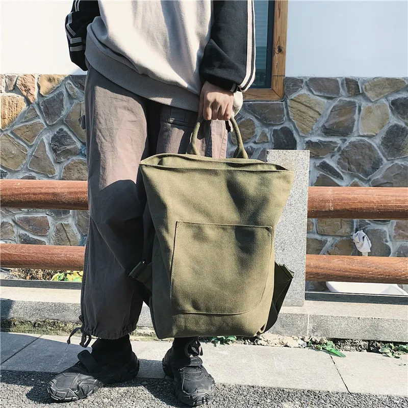 2020 Vintage Canvas Backpack Fashion Woman Travel Backpacks Female School Bag for Teenage Girl Student Book Mochilas Satchel | Багаж и
