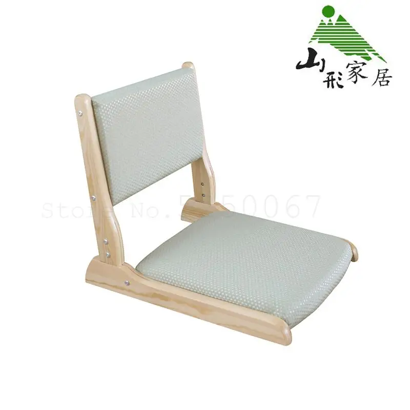 Твердый деревянный стул для татами японский и кресла из лайкры безногий спинка