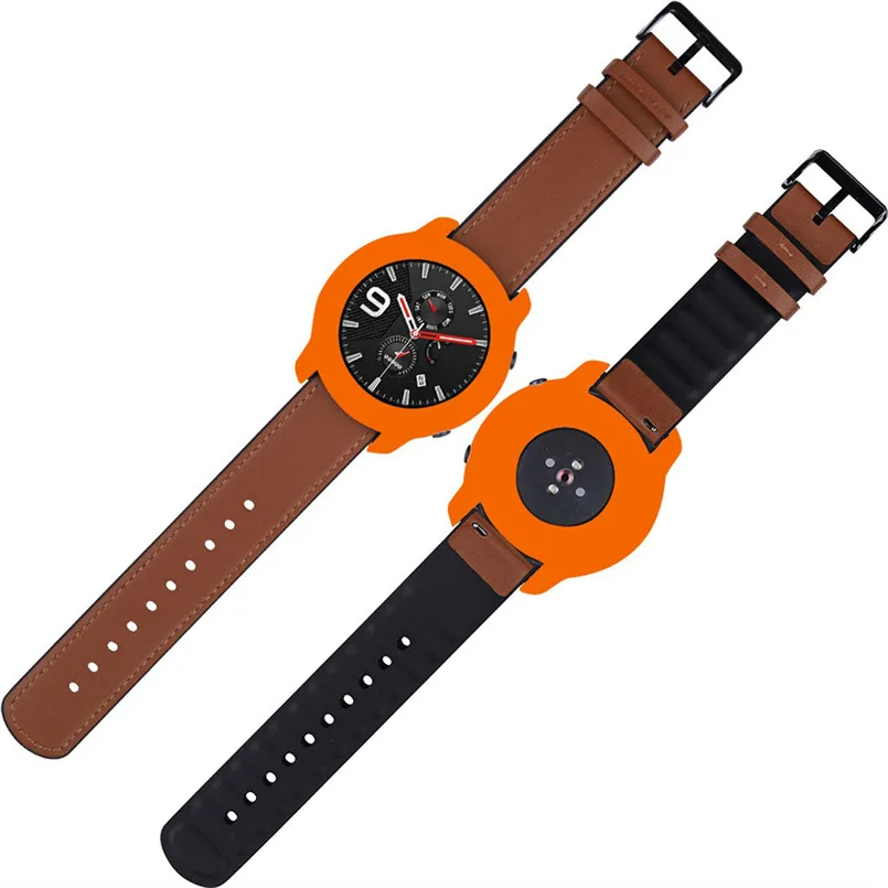 Для Amazfit GTR Чехол Мягкий ТПУ полный Чехол защитный бампер Рамка протектор для Xiaomi Huami Amazfit GTR 47 мм аксессуары для часов