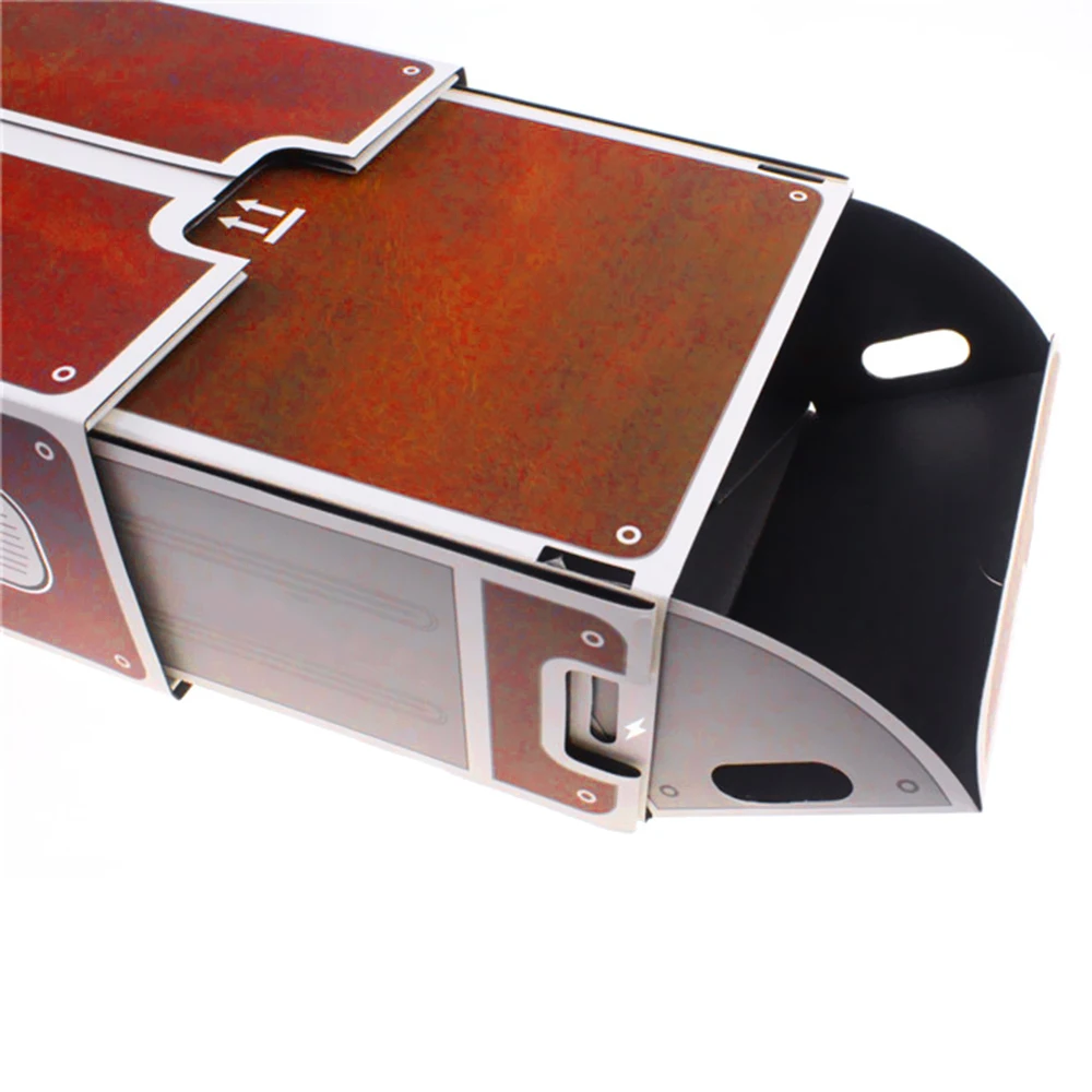 Портативный мини-проектор для телефона домашний кинотеатр картонный проектор