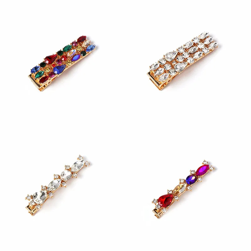 1 шт. Платье для девочек Роскошные хрустальные шпильки волос из металла с