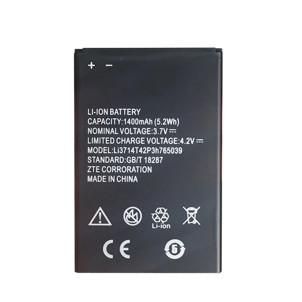 Аккумулятор для телефона 3 7 В 1400 мАч LI3714T42P3H765039 ZTE Blade A3 T220 AF3 T221 A5 AF5|Аккумуляторы