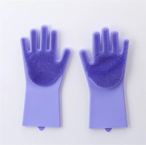 1 пара силиконовые перчатки для мытья посуды|kitchen cooking tools|kitchen knife sharpening toolstool plus |