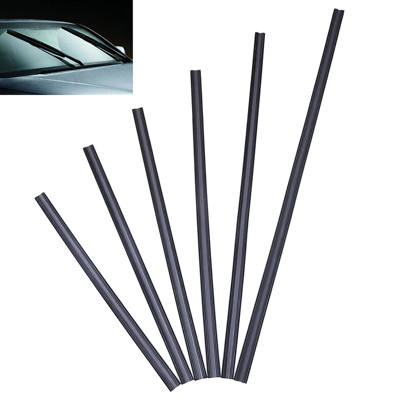 Universal Frameless Windshield Wiper Wash Blade Refill Soft Replacement 1Pc 17''- 32'' Car SUV Silicone Rubber | Автомобили