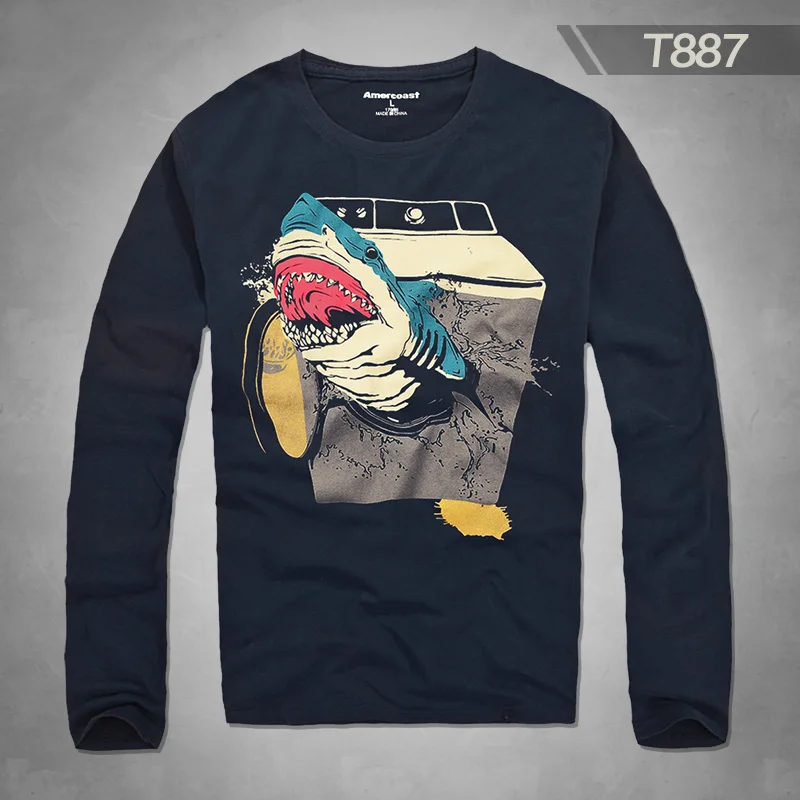 T887 Navy Blue Футболка с круглым воротником, футболка из чистого хлопка, спортивный костюм из чистого хлопка, повседневные мужские модные футболки, подарок на день отцов - Цвет: T887 Navy Blue