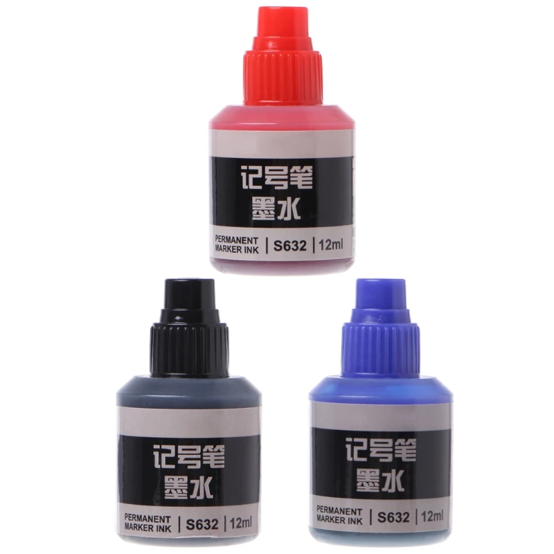 

12ml Waterproof Instantly Dry Graffiti Paint Pen Oil Ink Refill For Marker Pens Marking Ink