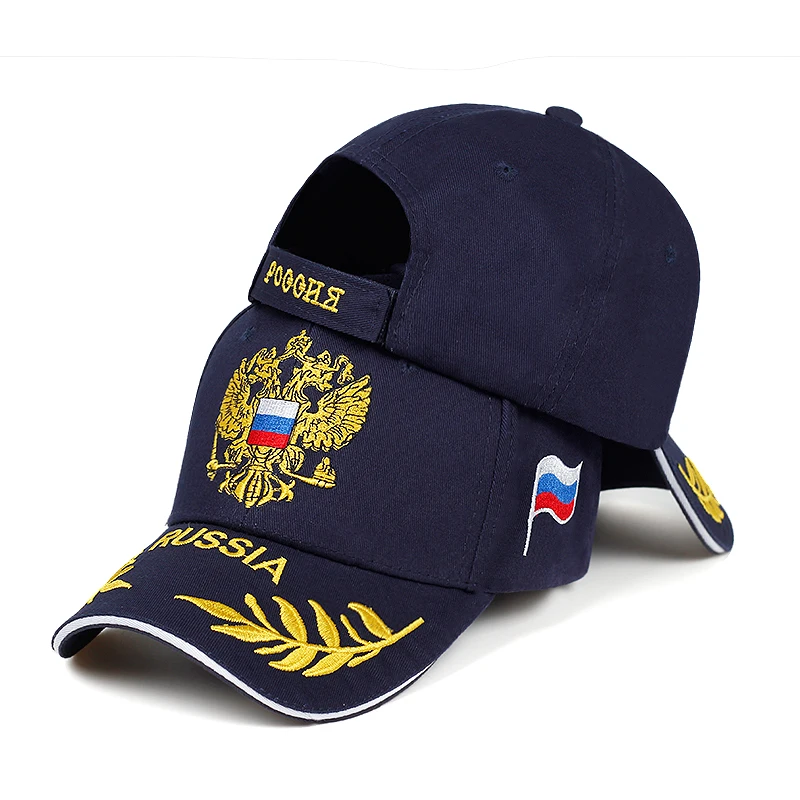 Новая модная бейсбольная Кепка с вышивкой в России, модная бейсболка для мужчин и женщин, повседневные кепки, регулируемые хлопковые спортивные шапки на