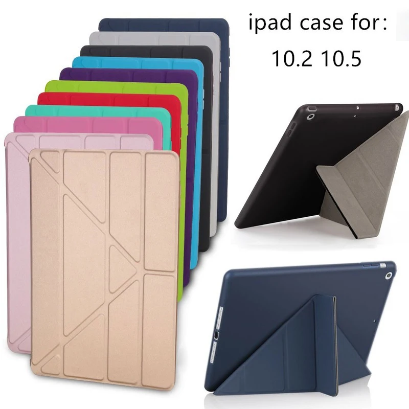 Чехол для планшета iPad Pro Air 10 5 дюймов 2019 Мягкий ТПУ чехол книжка из искусственной