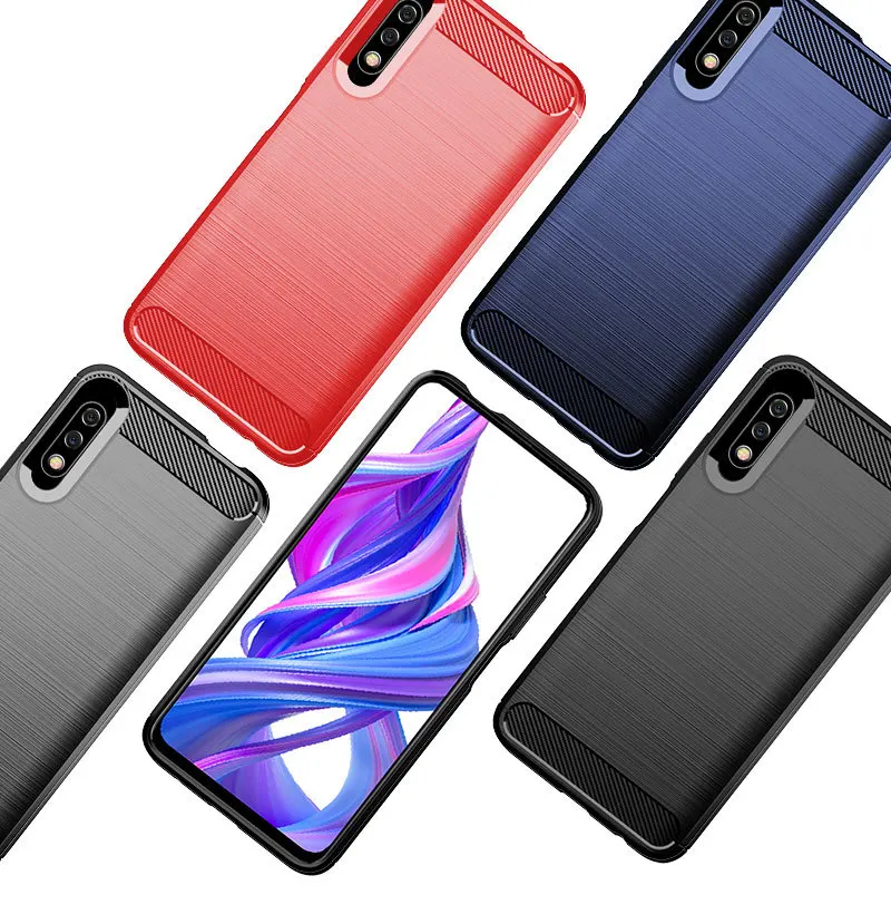 Противоударный чехол для Huawei Honor 9X волоконный PRO накладка|Бамперы| |