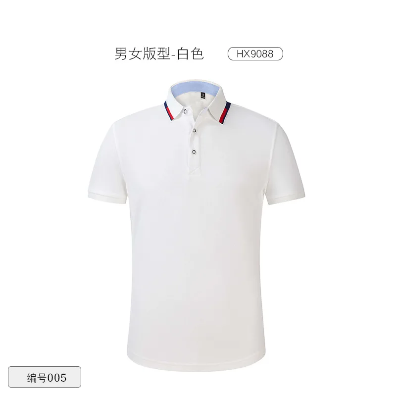 

2021 new summer men's Polo solid color loose collar polo