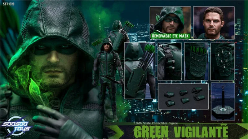 

Soosootoys SST019 1/6 Green Arrow Vigilante Soldier 12" Full Set Action Figure Dolls Toys For Collection