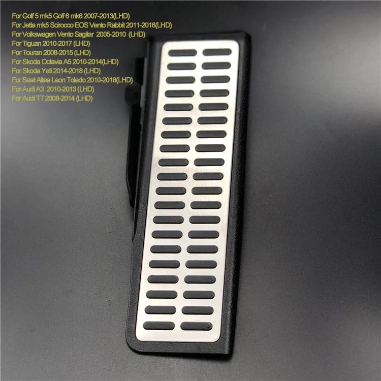 style 1 Footrest 1pc Автомобильные аксессуары подножка газа педаль тормоза педаль сцепления для Skoda Octavia A5 роскошный для сиденья Altea Leon TOLEDO для Audi A3 TT - Название цвета: style 1 Footrest 1pc
