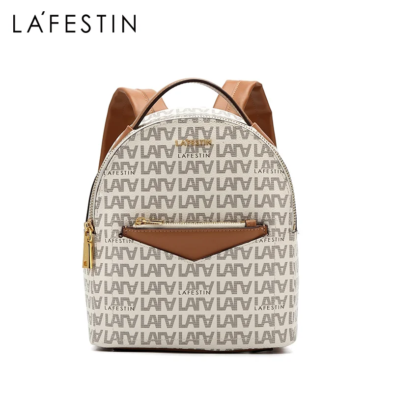 LAFESTIN Брендовая женская сумка 2019 осень новый модный рюкзак красивая двойная через
