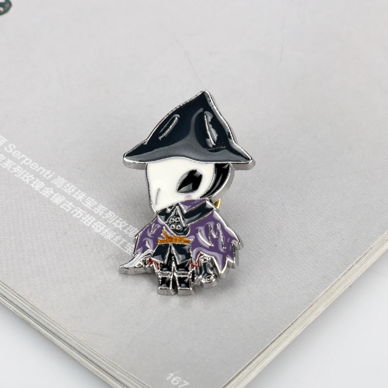 dongsheng jewelry Game Bloodborne Brooches Eileen The Crow Enamel Badge Lapel Pin Hunters Figure Pins For Women Men Gift Cosplay | Украшения