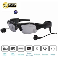 mini camera multi function sunglasseswith bluetooth headset sports video recorder polarized lens sun glass 1080p camcorder