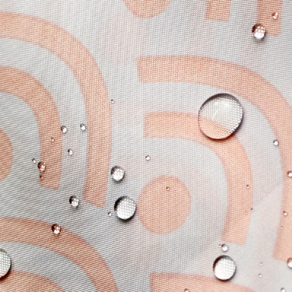 Занавеска для душа из полиэстера водонепроницаемая с 12 крючками ванной защитой