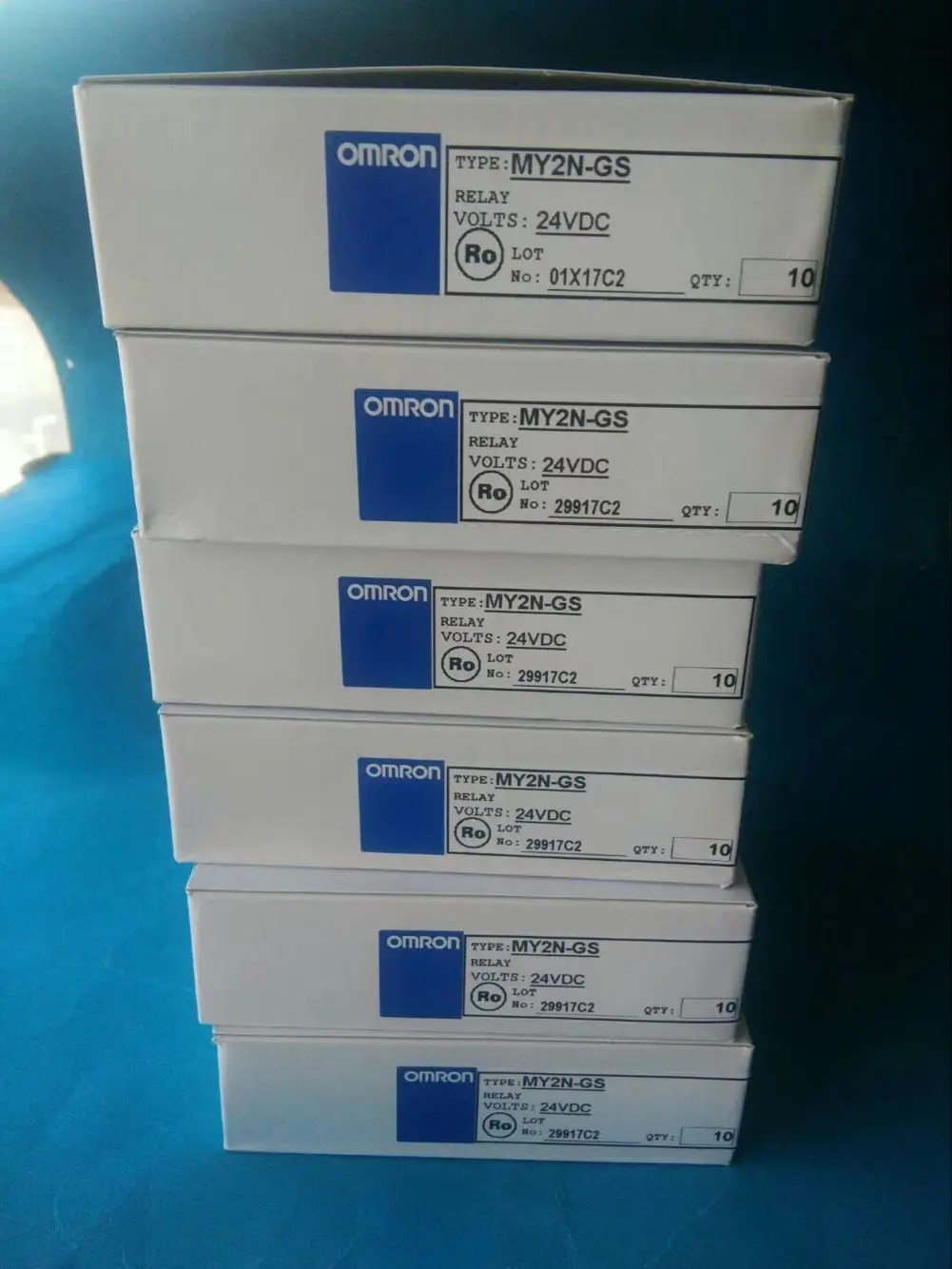 10 шт. оригинальное промежуточное реле OMRON MY2IN-GS DC24V 24 В постоянного тока 2 контакта 8