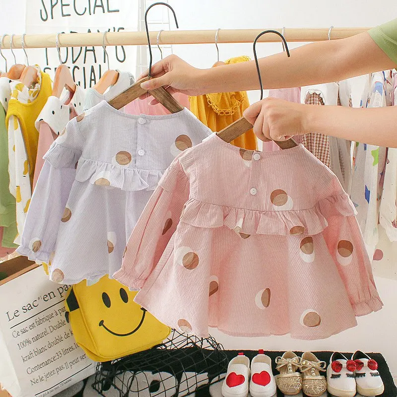 Коллекция 2019 года милое осеннее платье принцессы для девочек Детские платья в