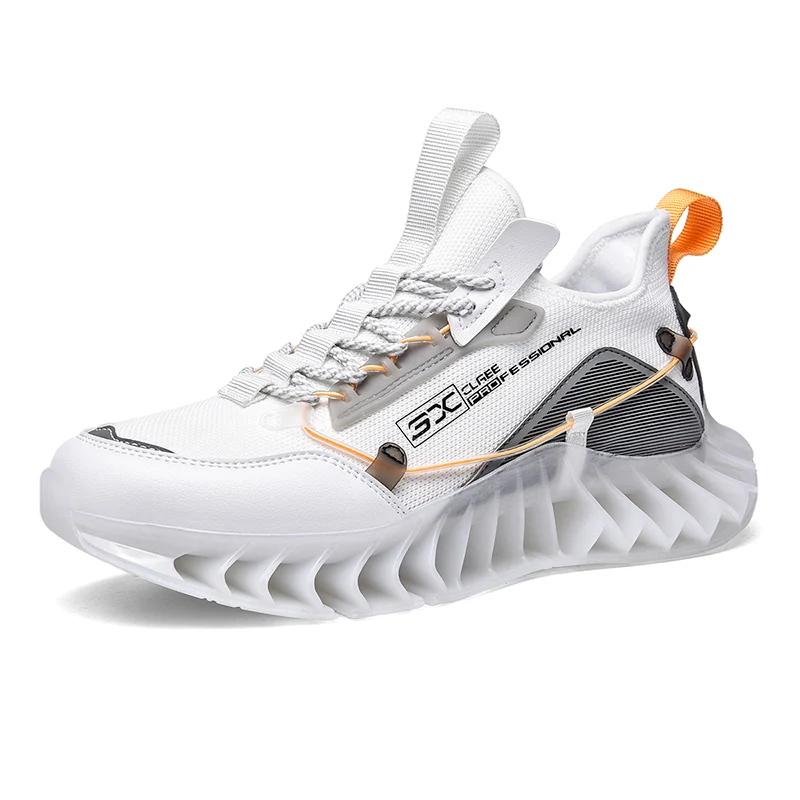 

Summer Fashion Breathable Men Chunky Sneakers Blade Sole Plus Size46 Summer Adult Male Running Shoes Zapatillas Hombre Deportiva