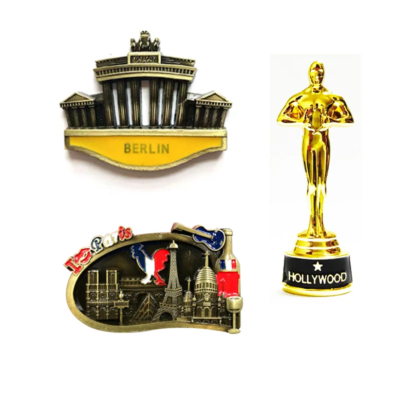 Магнитный Декор на холодильник сувенир Оскар Франция США Берлин Германия