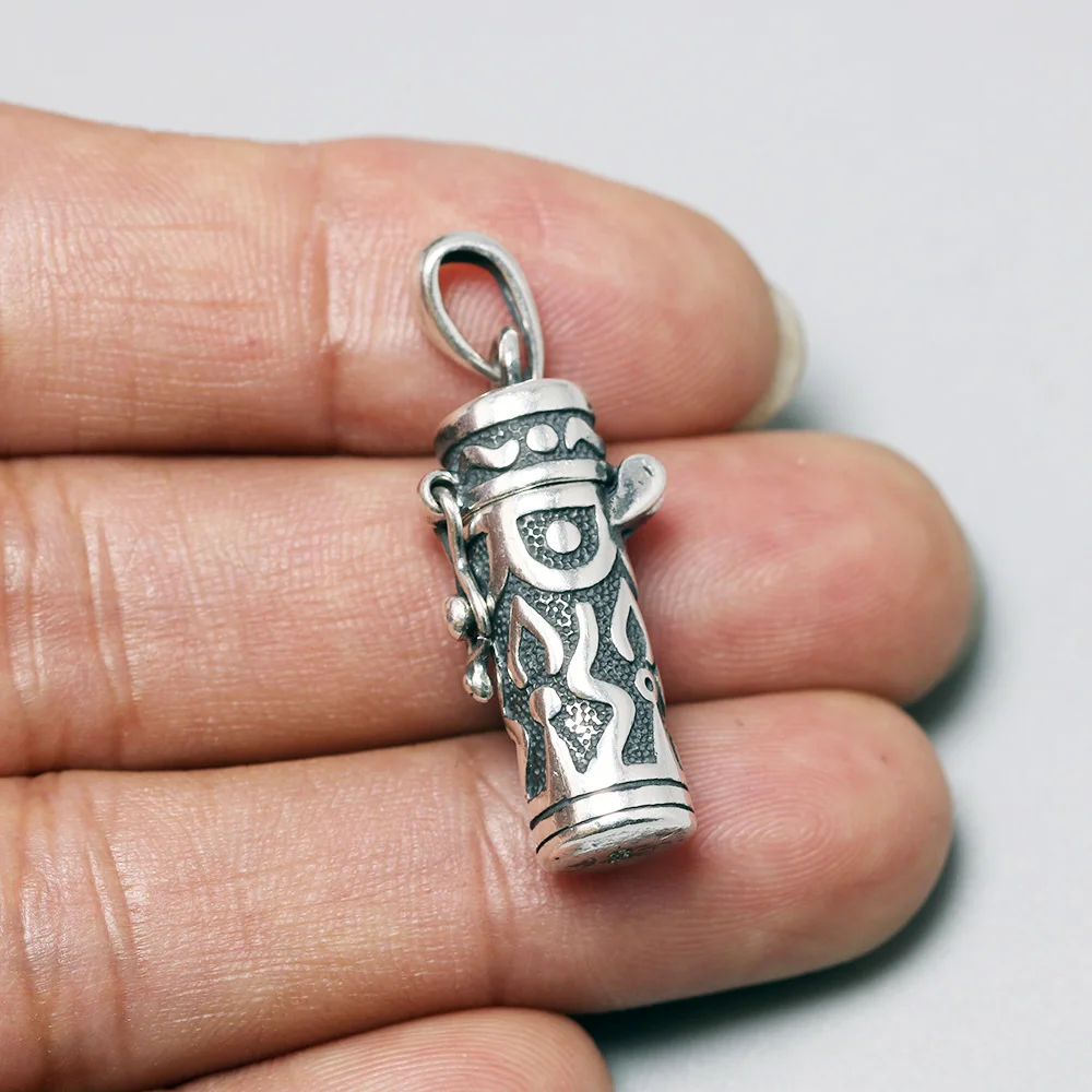 Подлинная Подвеска из стерлингового серебра 925 пробы опалубка Shurangama мантра