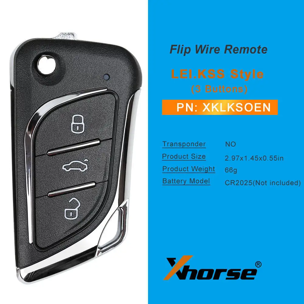 XHORSE XKLKS0EN LEI.KSS Style (хромовое покрытие) 5 шт./лот | Автомобили и мотоциклы