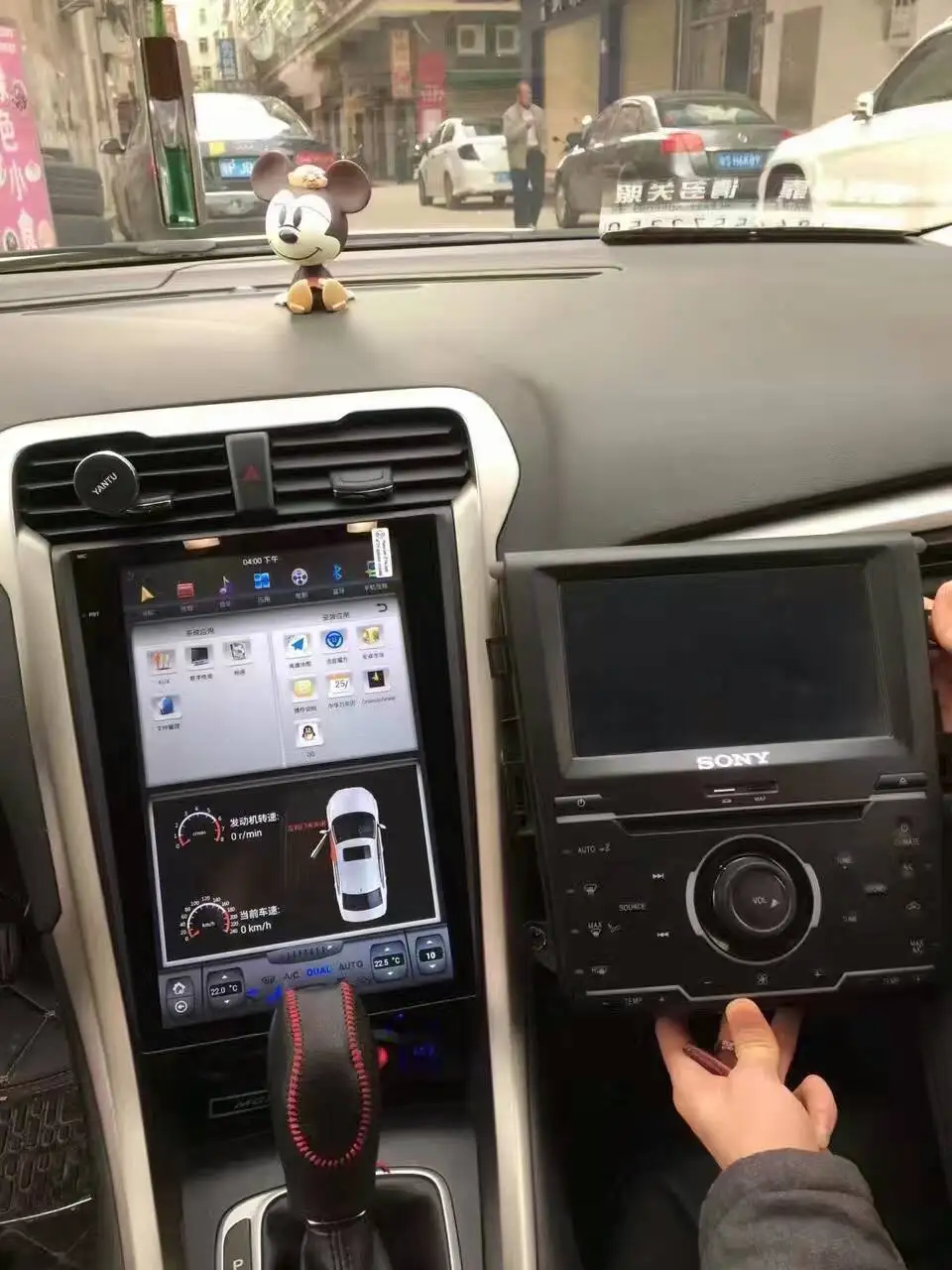 12 1 ''вертикальный экран Tesla стиль Android 9 0 автомобильный DVD GPS плеер NAVI для Ford Mondeo