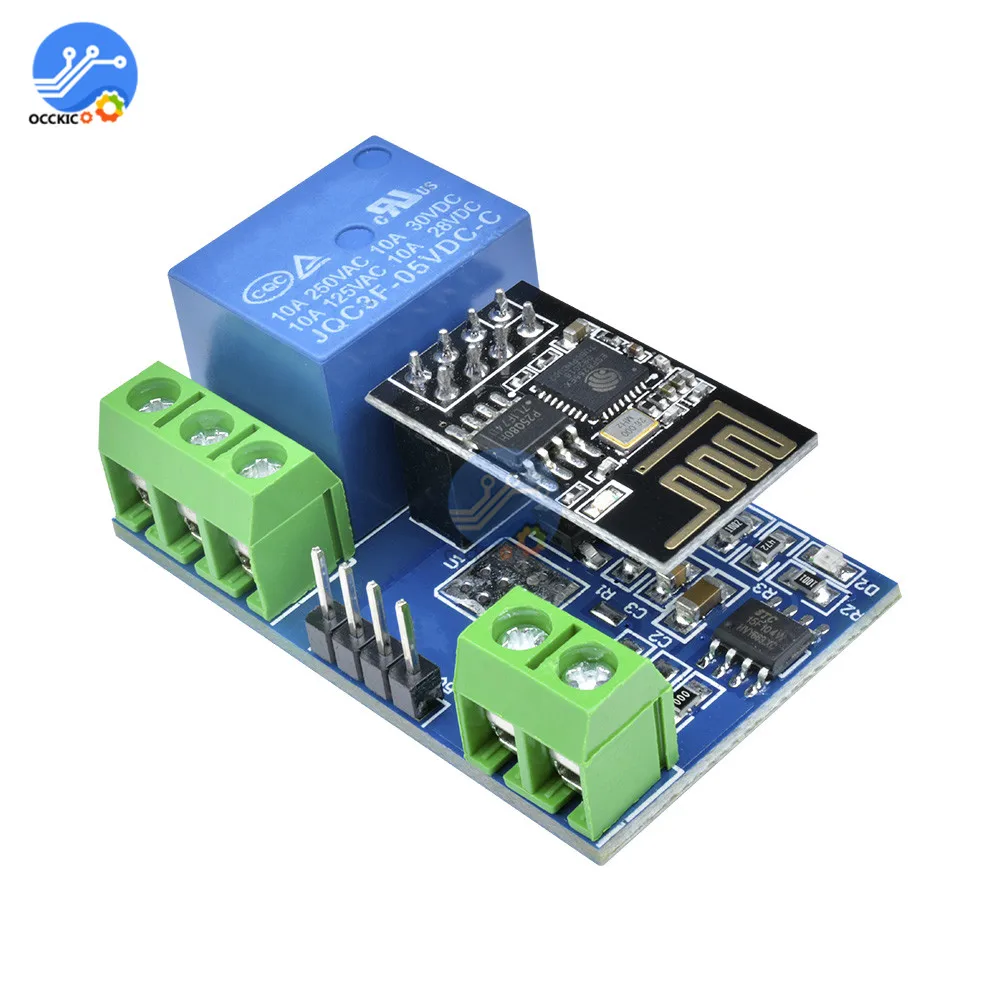 Релейный модуль ESP8266 беспроводное реле с Wi Fi 5 в постоянного тока для умного
