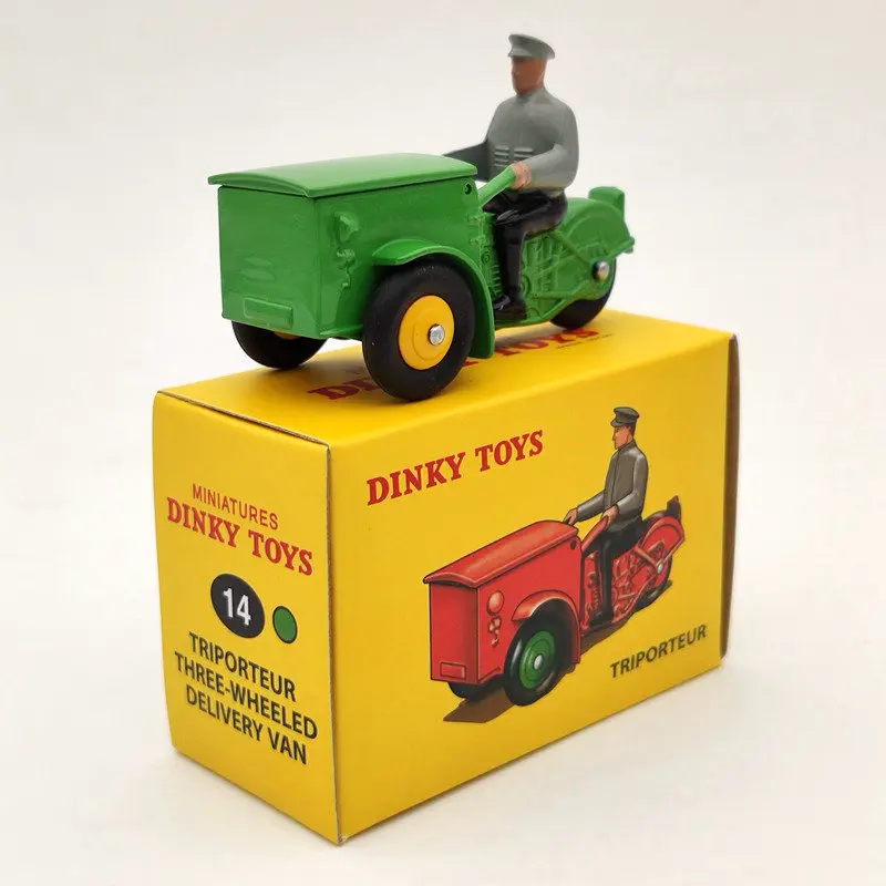 DeAgostini 1/43 Dinky Toys 14 для тройного колесика доставка VAN Diecast| |