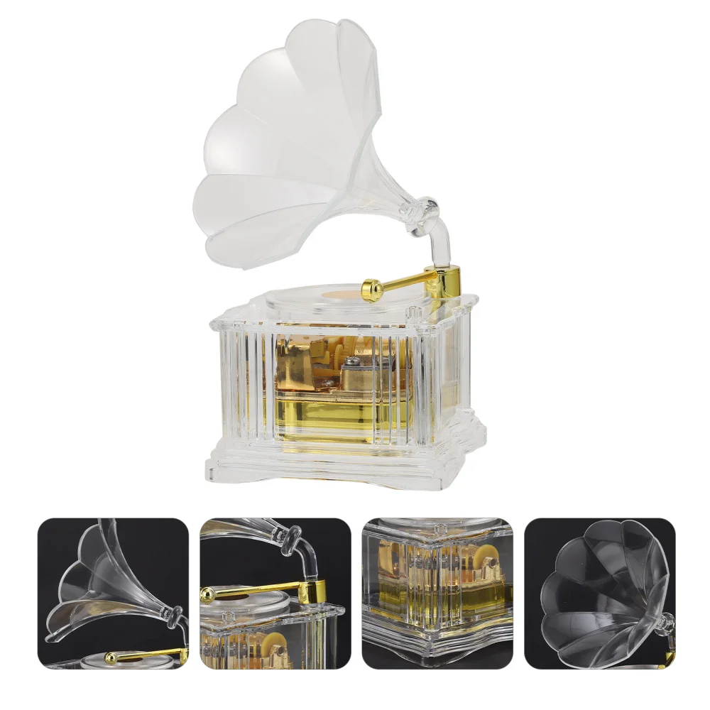 

1Pc Home Novel Box Phonograph Modeling Box Unique Melody Box