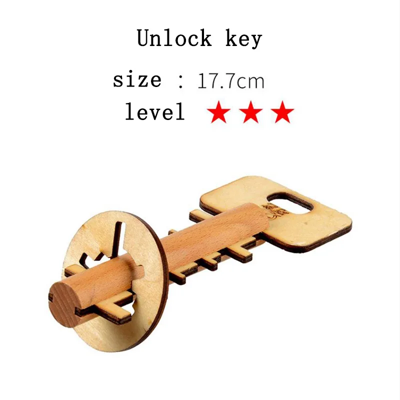 New Design IQ Brain Teaser Kong Ming Lock 3D Wooden Interlocking Puzzles Game Toy Bamboo Small Size For Adults Kids | Игрушки и хобби