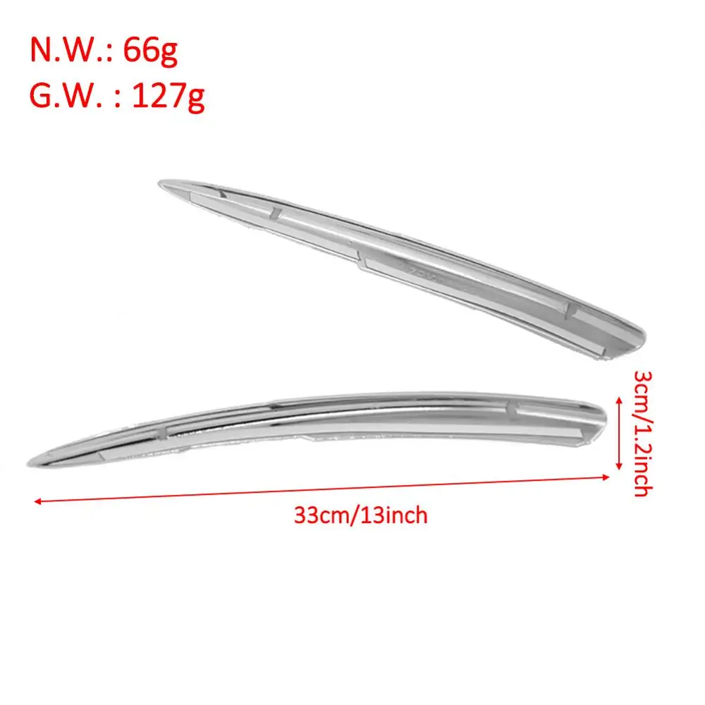 Водонепроницаемый противотуманный светильник хромированный задний Накладка