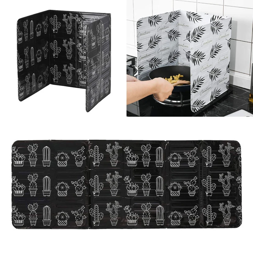 

Stir-Fried Vegetable Heat Insulation Oil-Proof Board Aluminum Foil Kitchen Gadgets Printed Separator Tools Supplies