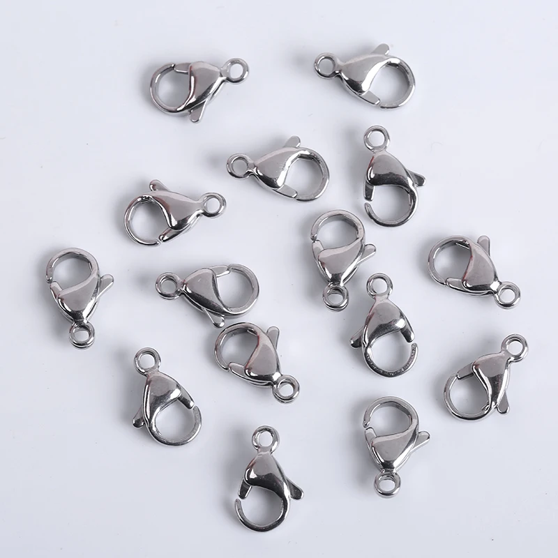 Застежка-карабин с покрытием из нержавеющей стали для браслетов ожерелий