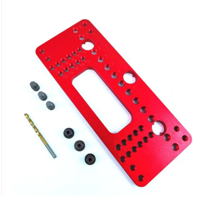 Red color B design Деревообрабатывающий инструмент, DIY деревообрабатывающий сверлильный локатор, деревообрабатывающий перфоратор - Цвет: Red color B design