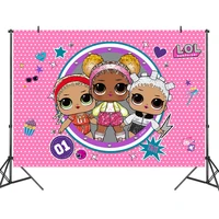new original lol surprise dolls party birthday background cloth theme decoration layout anime figures dolls kids gifts for girls