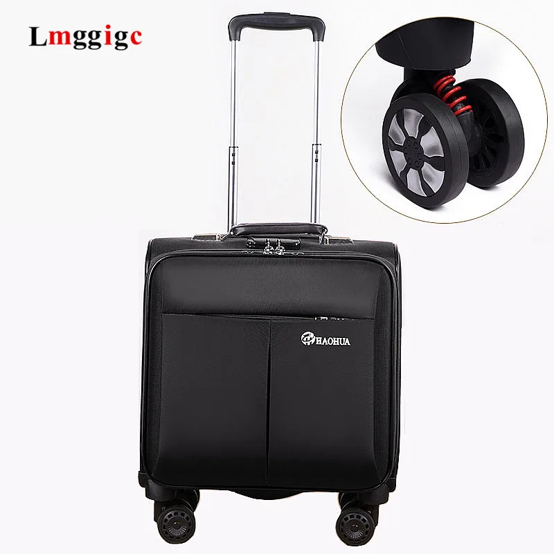 Новый багаж из ткани Оксфорд 18 дюймовый чехол на колесиках с колесиками коробка