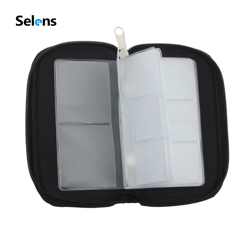 Selens SD SDHC MMC CF для хранения карт памяти Micro сумка чехол защитный кошелек |