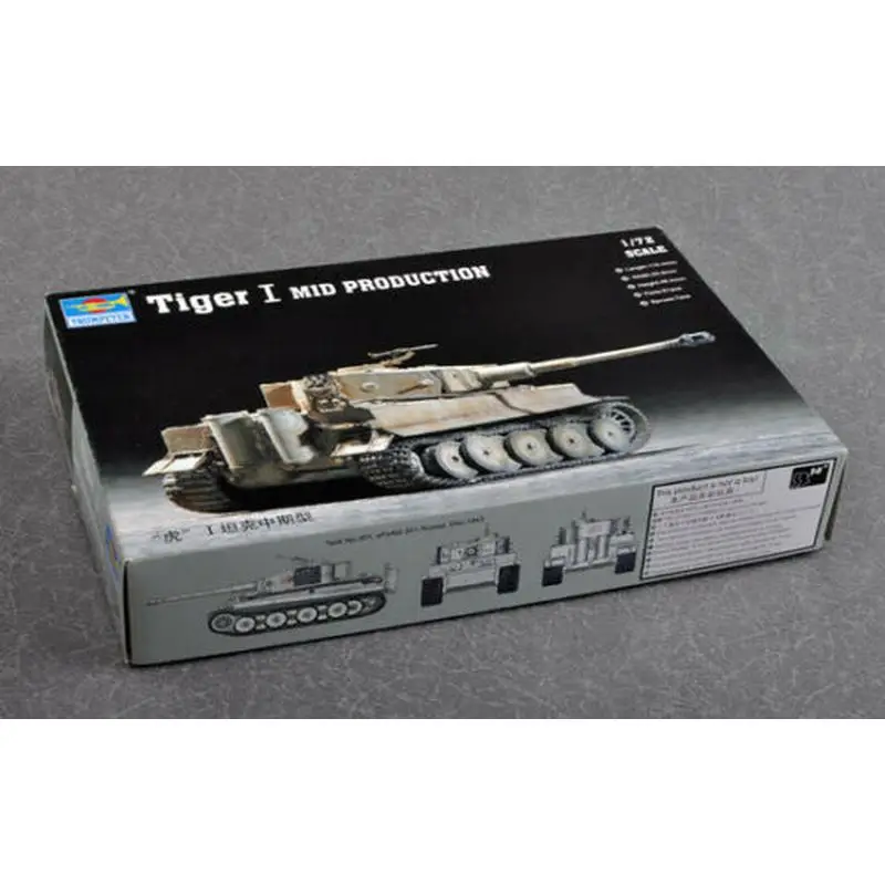 

Trumpeter 07243 1/72 Tiger 1 (среднее производство)-набор моделей в масштабе