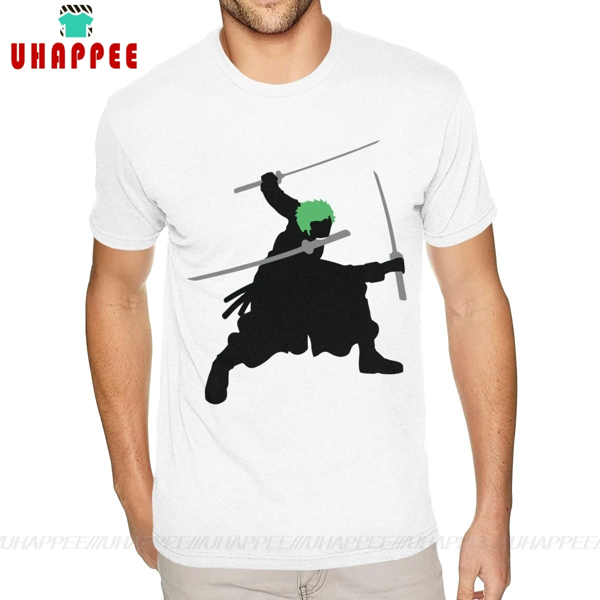 Топы Зоро футболки с силуэтом на заказ короткий рукав Рождество мальчик 3XL белые |