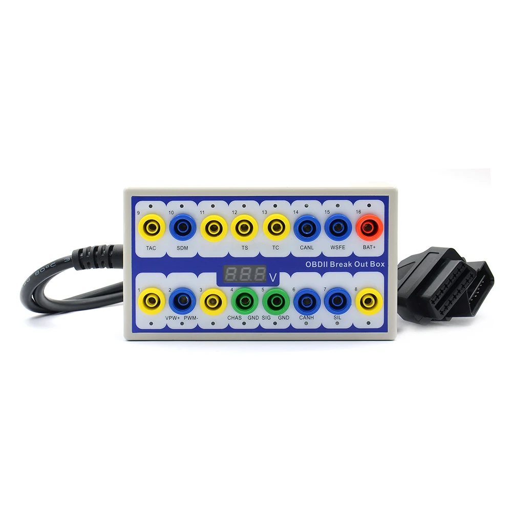 Диагностический прибор OBD 2 Pin Out Box автомобильный диагностический OBD2 |