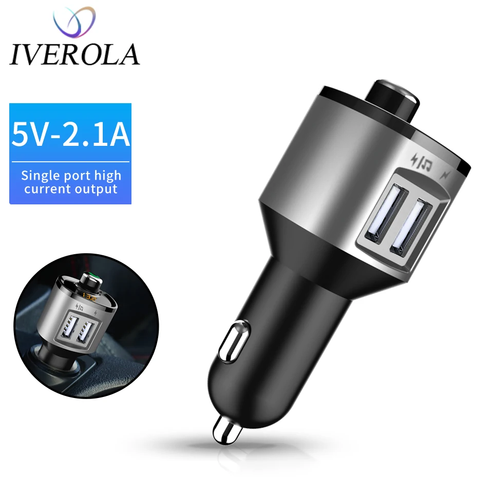 Универсальное автомобильное зарядное устройство с 2 USB-портами 12-24 В 4 А |