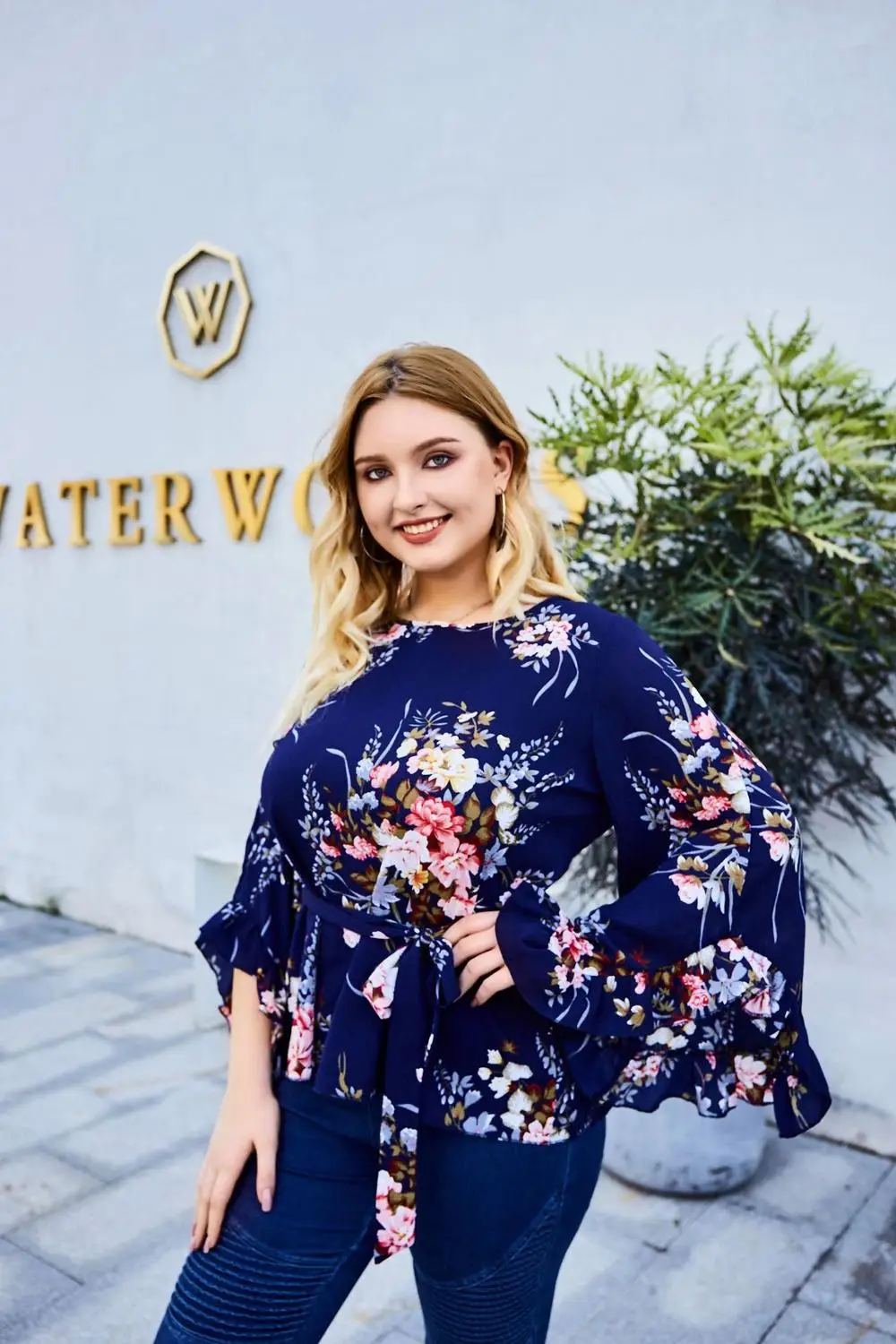 Новинка весна осень размера плюс Топы для женщин с длинным рукавом и круглым