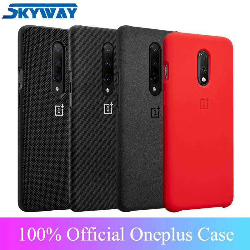 От Oneplus 7T Pro Чехол Oneplus официальный защитный чехол нейлоновый бампер песчаник чехол one plus 7T Pro 7T 7 Pro 6T