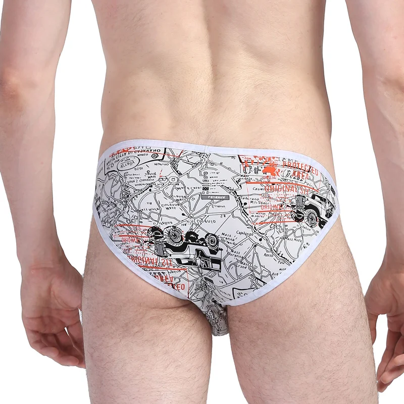 

Men's Panties Sexy Bikini Mens Briefs Bamboo Breathable Soft Low Rise Men's Underwear Size L-3XL