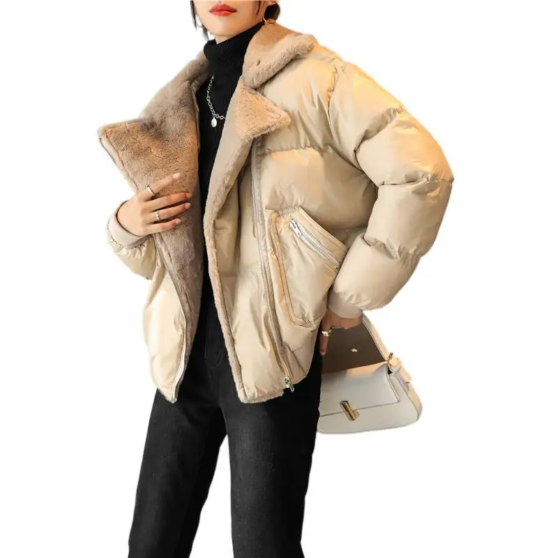 

White duck down shiny light thin down jacket women short Korean version 2020 new fashion winter