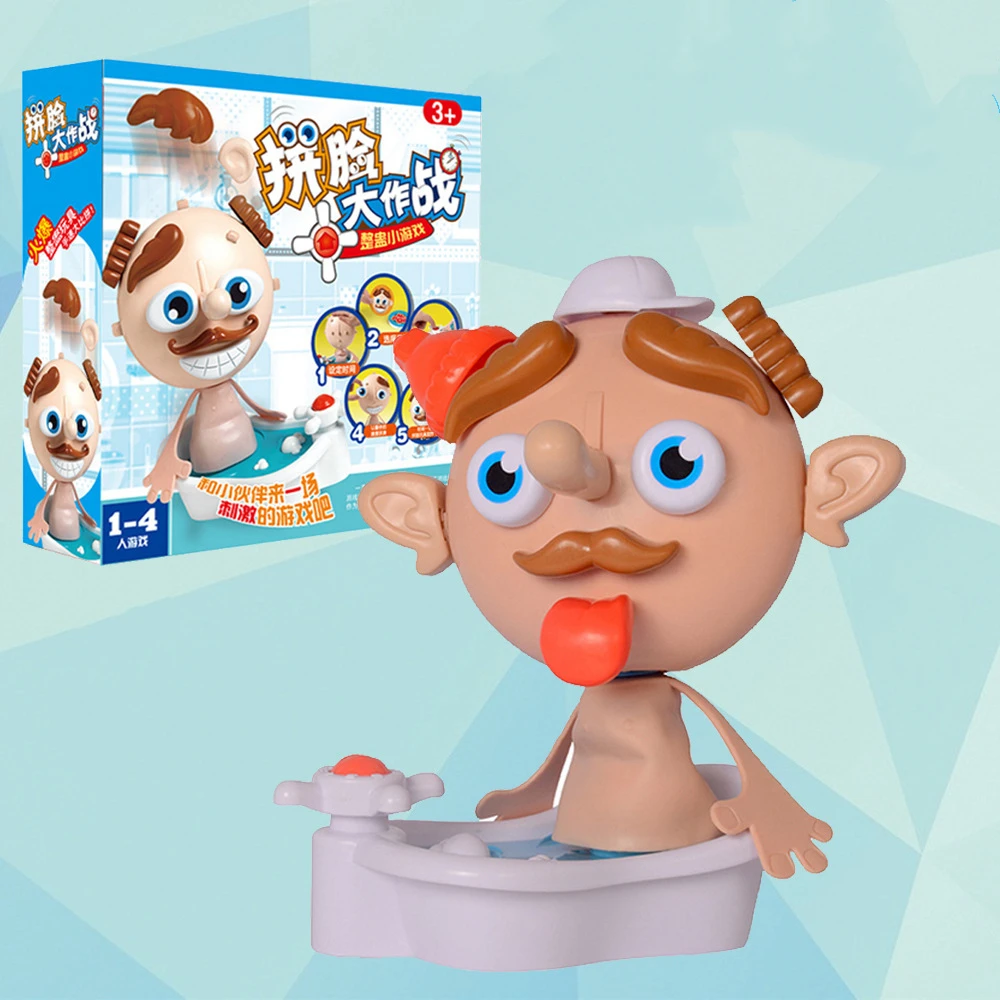 

Смешная игра для борьбы с лицом, быстрая Интерактивная настольная игра для родителей и детей, игрушки для семейвечерние в возрасте от 3 лет и...