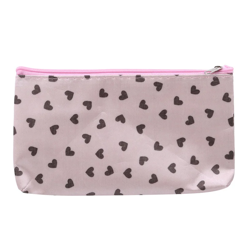 Light Pink 1 шт., Женская Мини косметичка для макияжа, многофункциональные сумки для хранения, для путешествий на открытом воздухе, товары для дома, новинка, 4 цвета - Цвет: Light Pink
